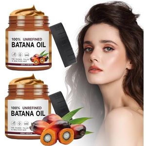Batana Oil, Batana Oil Hair, Batana oil Paste, Batana Oil Conditioner 120ml, Voedt en Beschermt de Haarschacht, Maakt Het Haar Glad (2 Stuk)
