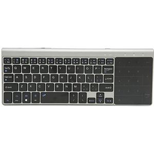 Draadloos Toetsenbord, Smart Power Saving Draadloos Toetsenbord Touchpad voor Tv-box voor Laptopcomputer