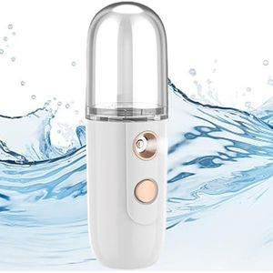 SUQ 35ml Draagbare Mini Gezicht Mist, USB Oplaadbare Handige Sproeier, Gezicht Hydratatie Spray, voor Hydraterende Huidverzorging Facial, Gezichtsverzorging