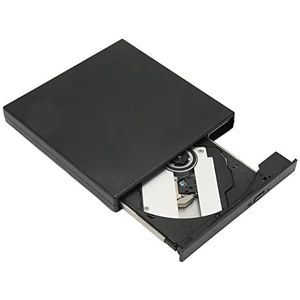 Extern Dvd-station, USB 2.0 Ultradunne Dvd-schrijver voor Laptop CD-ROM-brander Compatibel met Computer Laptop Netbook HDD-speler, voor Windows, Linux, OS X