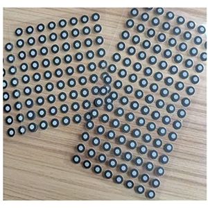 Referentiepuntmarkeringen, 1000 punten handheld 3D-scanner met sterk reflecterende markeringspunten voor compatibele 3D-scanners(6 * 10mm)