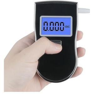 Draagbare LCD-scherm alcoholmeter Wijn alcoholtest Digitale ademalcoholtester Analysator for dronken rijden Auto-ademtester