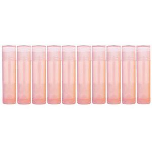 10x 5G Lege Lippenstift Buizen Navulbare Lipgloss Balsem Flessen Flesjes Roze