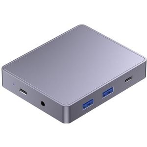 SELVFZ 10 In 1 USB C Docking Station Multiport Adapter Tf Kaartlezer Meerdere Poort 3.5mm Dock Station USB Voor Notebook Laptop USB C Docking Station Gigabit Ethernet