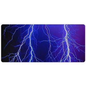Blue Thunder Storm Mode Bureau Muismat Antislip Gaming Muismat Accessoires Decor 40x90cm