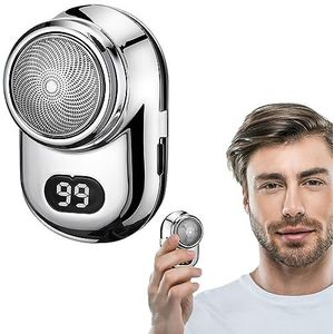 digitaal scheerapparaat, scheerapparaat elektrisch met spiegeldesign - -Shave elektrisch roestvrijstalen, draagbaar en compact scheerapparaat met stroomindicator Chaies