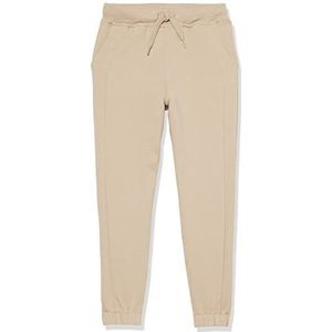 Nautica Girls' School Uniform Performance Knit Jogger Pants, Khaki, 6X