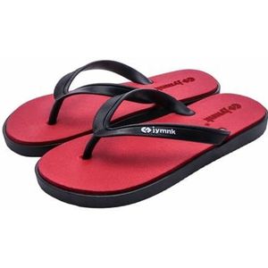 fengqingyunyan0304 Slides, zomerslippers met zachte zool, lichte pantoffels voor buiten en thuis, voor dames en heren, rood, 43 EU