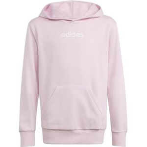 adidas Unisex niños ESSENTIALS HOODIE, pink/white, 7-8 Years