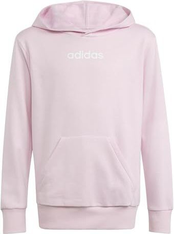 adidas Unisex niños ESSENTIALS HOODIE, pink/white, 7-8 Years