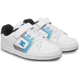 DC Shoes Manteca Basketbal voor jongens, EU, Wit Blauw, 30 EU