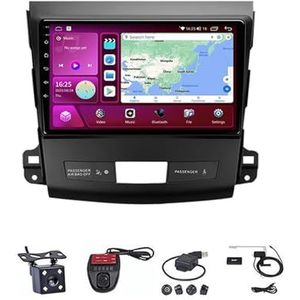 Android Touch Screen Car Stereo 10 Inch Car Stereo Radio Plug And Play Autotoebehoren Autoradio met Bluetooth En Navigatie En Achteruitrijcamera Voor Mitsubishi Outlander xl 2 2006-2012(M700S 4G+WIF