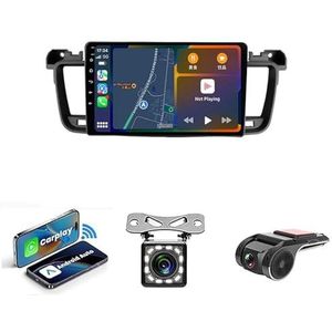 9-inch Touchscreen Autoradio Met Bluetooth Autoradio Voor Peugeot 508 2011-2018 Plug en Play Android 14 2Din Autoradio Radio Android Automatische Bluetooth USB RVC SWC(NF-5 4G WIFI 4G+64G)