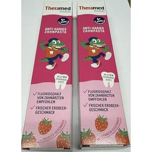 Theramed Junior Anti-cariës tandpasta vanaf 6 jaar 75 ml x 2 stuks