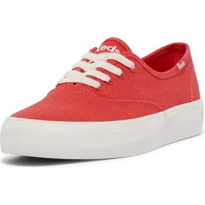 Keds Champion Gn Sneakers voor dames, rood canvas, 42 EU, rood canvas, 42 EU