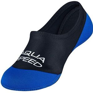 Aqua Speed Aquasocks Kids | Beach Socks for Boys | Swimming Pool Socks Kids Boys | Neoprene Socks | Swimming Shoes | Water Socks | Surfing | Snorkelling | Size 32-33 | 11 Black - Blue