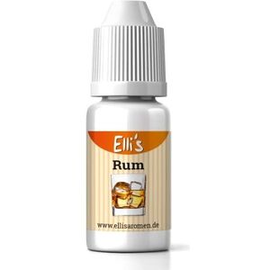 Ellis Aromen Rum levensmiddelaroma vloeibaar voor levensmiddelen en vloeistoffen, voor het bakken, koken, zoals voor pap en kwark - caloriearm