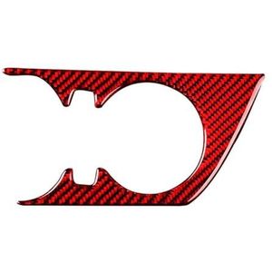 Voor Voor Camaro 2017 2018 2019 2020 2021 2022 Echte Koolstofvezel Auto Bekerhouder Paneel Frame Afdekking Decoratieve Stickers Auto-interieur(Red)