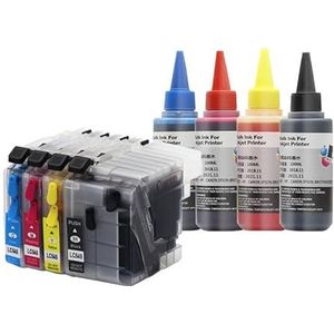 Compatibele br-ther DCP - J100 J105 MFC J200 inktpatronen LC569/539/529/139/129/119/109(Combination set)