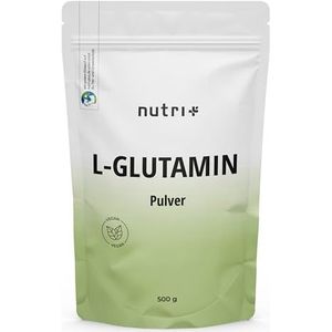 L-Glutamin - Poeder - 500g - Veganistisch - Neutraal - Gefermenteerd Aminozuur