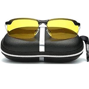 SunAurora Nachtrijbril, HD anti-glare gepolariseerde veiligheidsbril, UV400-bescherming, vermindering van vermoeidheid van de ogen en hoofdpijn, ultralichtgewicht voor mannen en vrouwen