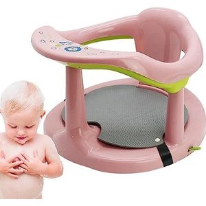 Baby Bath Seat, Shower Stool Bathing Chair, Non-Slip Anti-Rollover Baby Bath Support Seat, Baby Bathtub Seat Heat Resistant For 6-18 Month Babies
