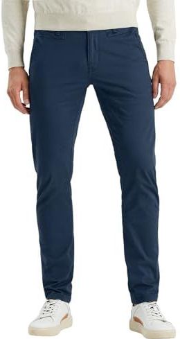 PME Legend Twin WASP Chino voor heren, regular fit, blauw, beige, groen, Blauw 5281, 35W / 30L