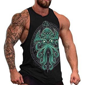 Cthulhu Tanktop voor heren, mouwloos T-shirt, trui, gymshirt, workout zomer T-shirt