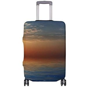 AJINGA mooie zonsondergang blauw water reizen bagage beschermer koffer cover XL 29-32 in