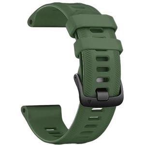 INEOUT Tweekleurige sport siliconen band compatibel met Garmin Forerunner 965 955 Solar 945 935 745 22 mm horlogeband vervangende polsband armband (Color : Army Green, Size : For Forerunner 955)