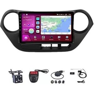 Android Touch Screen Car Stereo 10 Inch Car Stereo Radio Plug And Play Autotoebehoren Autoradio met Bluetooth En Navigatie En Achteruitrijcamera Voor Hyundai Grand I10 2013-2016(M200S 4G+WIFI 2G+32G