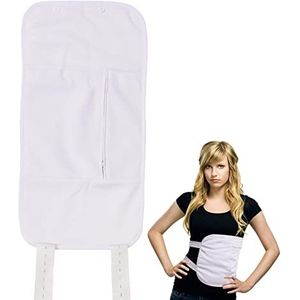 2 stuks ricinusolie verpakking wrap comprimeren castor olie pack kit herbruikbare biologische ricinusolie verpakking kit compressiewikkeling etherische oliën kompressenverpakking voor levergezondheid