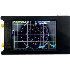 Antenne-analysator, 50 KHz-6,3 GHz Vector Netwerk Antenne Analyzer 4"" S Parameters HF VHF UHF SWR Fasevertraging, voor netwerkkabeldiagnostiek