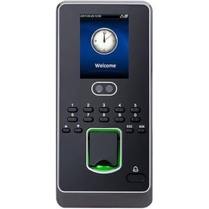 Inklokmachine, Iface3 gezichtsherkenning tijdregistratie en toegangscontrole met vingerafdruklezer TCP/IP USB-communicatie(Multibio800,Arabic)