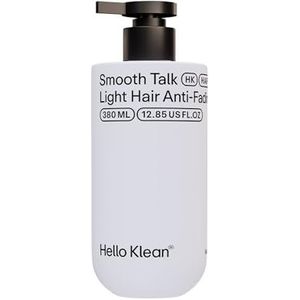 Hello Klean Smooth Talk Light Hair Anti-Fading Conditioner - Hydrateert & herstelt om schade door hard water te herstellen - Voorkomt kleurvervaging & beschermt tegen gele tinten - Met UV-bescherming