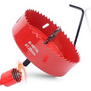 Bi-Metalen Gatenzaag 120mm - Gatenzaag voor Hout Metaal Aluminium Roestvrij Staal Kunststoffen