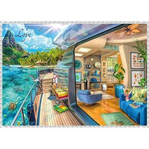 Crow Burger Tropical Island Charter Stimulerend 500 Stuks Houten Puzzel Volwassenen Speelgoed Jigsaw Fun Fun Puzzel Home Games Puzzel Onmogelijk