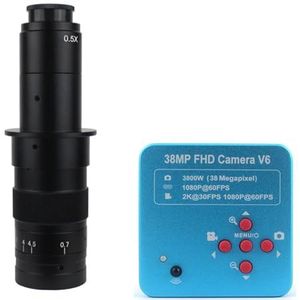 38MP 2K HDMI UBS Industrie Videomicroscoop Camera 130X/180X/300X C-Mount Lens 56 LED Licht(180x 38mp)