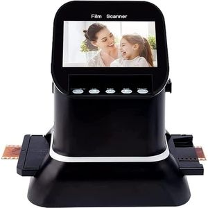Filmdiascanner, digitale filmconverter met 4,3 inch LCD-scherm, 120 hoge resolutie filmscanner, converteert 35 mm, 135, 126, 127 negatieven en dia's naar digitale JPEG