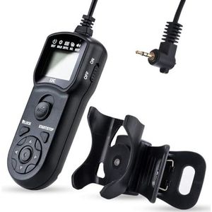 JJC Multifunctionele Timer Afstandsbediening met Statief Houder Klem voor OM System OM-1, OM-5, OM-5III, Olympus OM-D E-M1X, E-M1 Mark II, E-M1 Mark III, EM5 Mark III Camera Vervangt Olympus RM-CB2