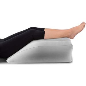 Gowkeey Venskussen, opblaasbaar wigkussen voor benen, comfortabel beenkussen om te slapen, beensteun, steunkussen, verbetering van de doorbloeding en vermindering van zwellingen