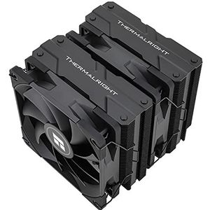 Thermalright Peerless Assassin 120 Black CPU-luchtkoeler, 6 warmtebuizen, twee 120 mm C12B PWM-ventilatoren, aluminium koelerbehuizing, AGHP-technologie, voor AMD AM4/Intel LGA