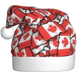 MYGANN Canadese Vlag Unisex Kerst Hoed Voor Thema Party Kerst Nieuwjaar Decoratie Kostuum Accessoire