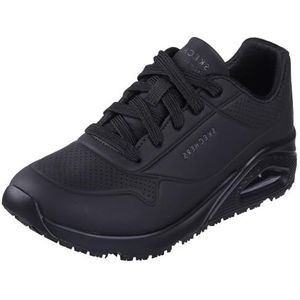 Skechers Heren Go Walk Max Effort-Athletic Air Mesh Performance Walking Shoe Sneakers, Uno Sr Black Black Black, 39 EU Breed
