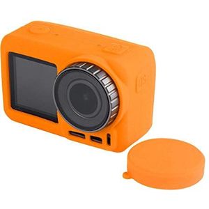 Camera-hoes, siliconen camerabedekking, waterdicht voor DJI Osmo Action Camera (oranje)