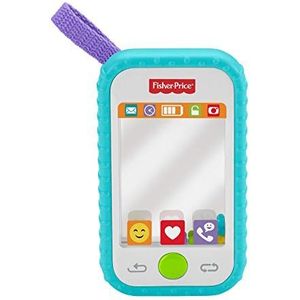 Fisher-Price GML96 Speelgoed Smartphone Baby Rammelaar Spiegel Bijtring Buikspel Babyspeelgoed voor baby's vanaf de geboorte