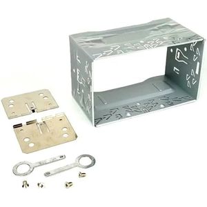 Autoradiopaneel Universele 2-DIN Stereo Radio Vervangingsset Montageframe Voor MP5-speler En Radio Autoradioframe(Metal Frame Hardware)