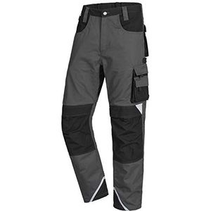 Nitras Motion TEX Plus 7612 Cargo broeken - Taille broeken voor het werk - grijs - 48