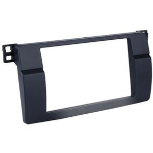 Autoradio-fasciapaneelplaatframe Voor B&MW 3-serie E46 1998 1999 2000 2001 2002 2003 2004 2005 2Din Audiopaneel Paneel Dvd Navigatiepaneel Frame Auto Fascia Stereo Dashboardbekledingframe