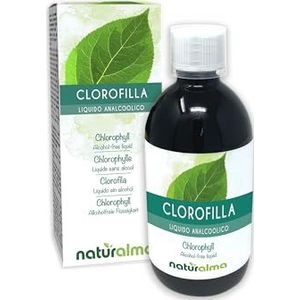 Chlorofyl vloeibaar zonder alcohol Naturalma - alcoholvrije vloeistof 500 ml - Voedingssupplement - Veganistisch en 100% natuurlijk